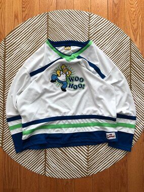 The Simpsons 2007 'WOO HOO!' Homer Hockey Jersey (L/XL)